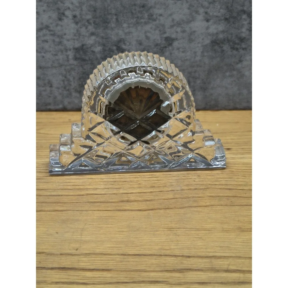 Godinger Vintage‎ Crystal Legends Quartz Desk Clock